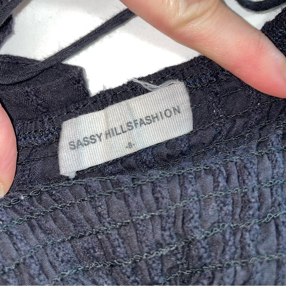 Sassy Hills Fashion Black Crop Top - Picture 3 of 3